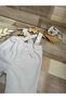 Business Machine Concept Light Gray Trousers Salopet - 3