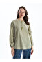 Tie Collar Embroidered Women's Blouse