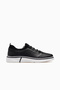 Men's Leather Casual Daily Shoes 26Y Ykö-23034 Black