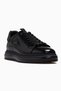 Men's Leather casual daily shoes 25k ykö-22353 black patent leather - 4