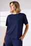 Rabbit Embroidered T-Shirt Pants Modal Top and Bottom Set - 3