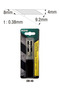 DB-48 Spare Blades for D-12 Easy Grip Cutter – 48 Blades in Durable Case - 2