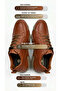 Gr0480 Genuine Leather Örümcek Rubber Sole Brown Shoes Suitable for Long-Term Use Sneakers