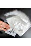 Thank You Printed 50 Pieces Self-Adhesive Transparent Gift Bags 10X10 cm - 3