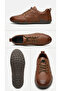 Gr0480 Genuine Leather Örümcek Rubber Sole Brown Shoes Suitable for Long-Term Use Sneakers - 7