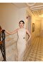 Long Dress with Double Fabric Accessories - 6