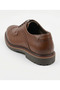 Gr0481 Genuine Leather Brogue Style Top Quality Double Color Thick EVA Sole Sports Classic Brown Shoes - 6