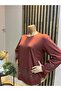 Women's Combed Cotton Blouse for Middle Age and Above, Viscose Star Shower Stone Pattern - 3