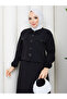 Hürrem Double Fabric Button Detailed Stylish Hijab Skirt Jacket Double Set - 2