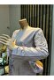 Women's Combed Cotton Blouse for Middle Ages and Above with Viscose Sparkling Branches and Stones - 2