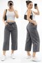 Women's Oversized Trend Wide Leg Jeans (Denim) Shorts - the Trend of the Summer