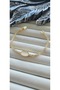 316L Stainless Steel Gold Color Bracelet with Waterway Stone Detail - 2