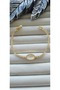 316L Stainless Steel Gold Color Bracelet with Waterway Stone Detail - 3