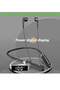 Generic Digital display bluetooth headset neck-mounted sports noise-canceling