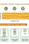 Table Runner, 90 x 400cm Cheesecloth Table Runner 13ft Long Runner Romantic Table Decor Rustic - 2