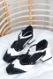 Retro Women's Mary Janes Vintage Black Patent Leather Short Block with Square Toe Helmets Heeled Shoes - 5