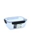 Dunya Plastik 2300 ml Rectangular Plastic Food Container - 6