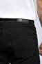 Ricky Men's High Rise Straight Fit Cotton Jean Pants Black - 5