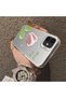 iPhone 12 Mini Compatible Protection Case Hard Back Cover Stretchy Silicone Edged Beautiful Printed - 4