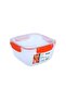 Dunya Plastik 2400 ml Square Plastic Food Container - 3