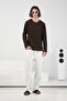 British Long Sleeved Brown T-Shirt - 2