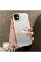 iPhone 12 Mini Compatible Protection Case Hard Back Cover Stretchy Silicone Edged Beautiful Printed - 2