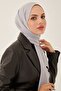 Ariva g Desen Jacquard Cotton Piece Shawl - Gray - 2