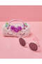 Girls Cat Sunglasses With Embellished Case