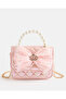 Girls Pink Embellished Crossbody Bag