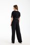 Women's Waist Belt Detail Short Sleeve Stylish Blouse - 8