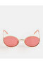 Women Gold Round Sunglasses