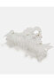 Girls White Embellished Hair Claw