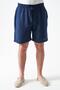 Men's Indigo Baggy Double Leg Muslin Shorts - 2