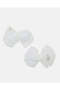 Girls White Bow Hair Clip Set (2 Piece)