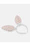 Girls White And Pink Bunny Ears Headband - 2