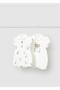 Newborn Baby Girl Double Jumpsuit Set Cream