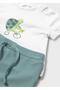 Newborn Baby Boy Tracksuit Set Green - 3