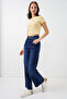 Women's High Waist Jeans 30082 - Navy Blue - 6
