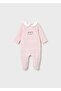Newborn Baby Girl Double Jumpsuit Set Pink - 2