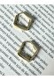 Asymmetric Gold Color Timeless Steel Earrings - 5
