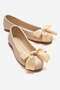 Woman's ballet flat beige skin