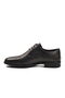 Black Genuine Leather Lace-Up Men's Classic Shoes - 2
