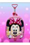 Girl Child 3-6 Years Old Minnie Mouse 5D Printed Wheeled Kindergarten Nursery School Bag and Backpack - 3
