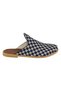 Linen Navy Blue Women's Slipper - 3