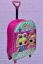 Kindergarten Nursery Children's Themed Luxury 5D Embossed Printed Roller with Wheels Backpack and School Bag Series - 6