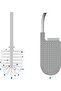 Toilet Brush, White/Grey, Set of 2 - 6
