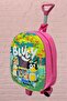 Girls' Kindergarten Children's 3D Eva Color Printed Backpack and School Bag with Squeegee Wheel - 2