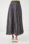 Women's Long Crinkled Skirt 8042 - Anthracite - 2