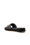 Black Patent Leather Women's Slippers - 4
