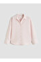 Lcw vision pink striped Oversized women's shirt - 5